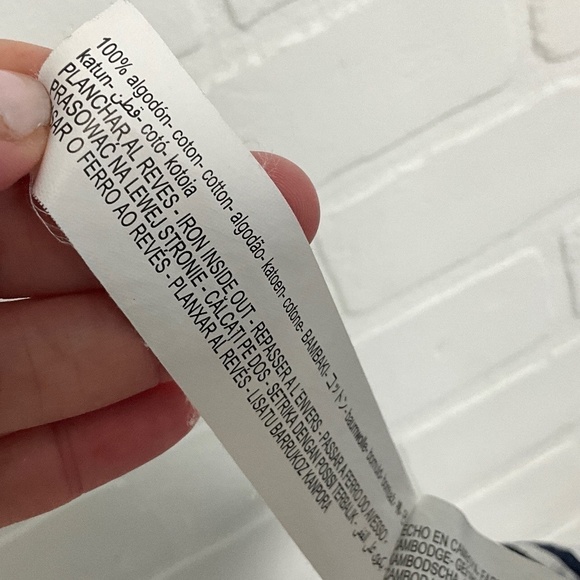 Zara Women’s Trouser pants Navy/White Stripes pockets Coastal Nautical XS - Picture 13 of 15